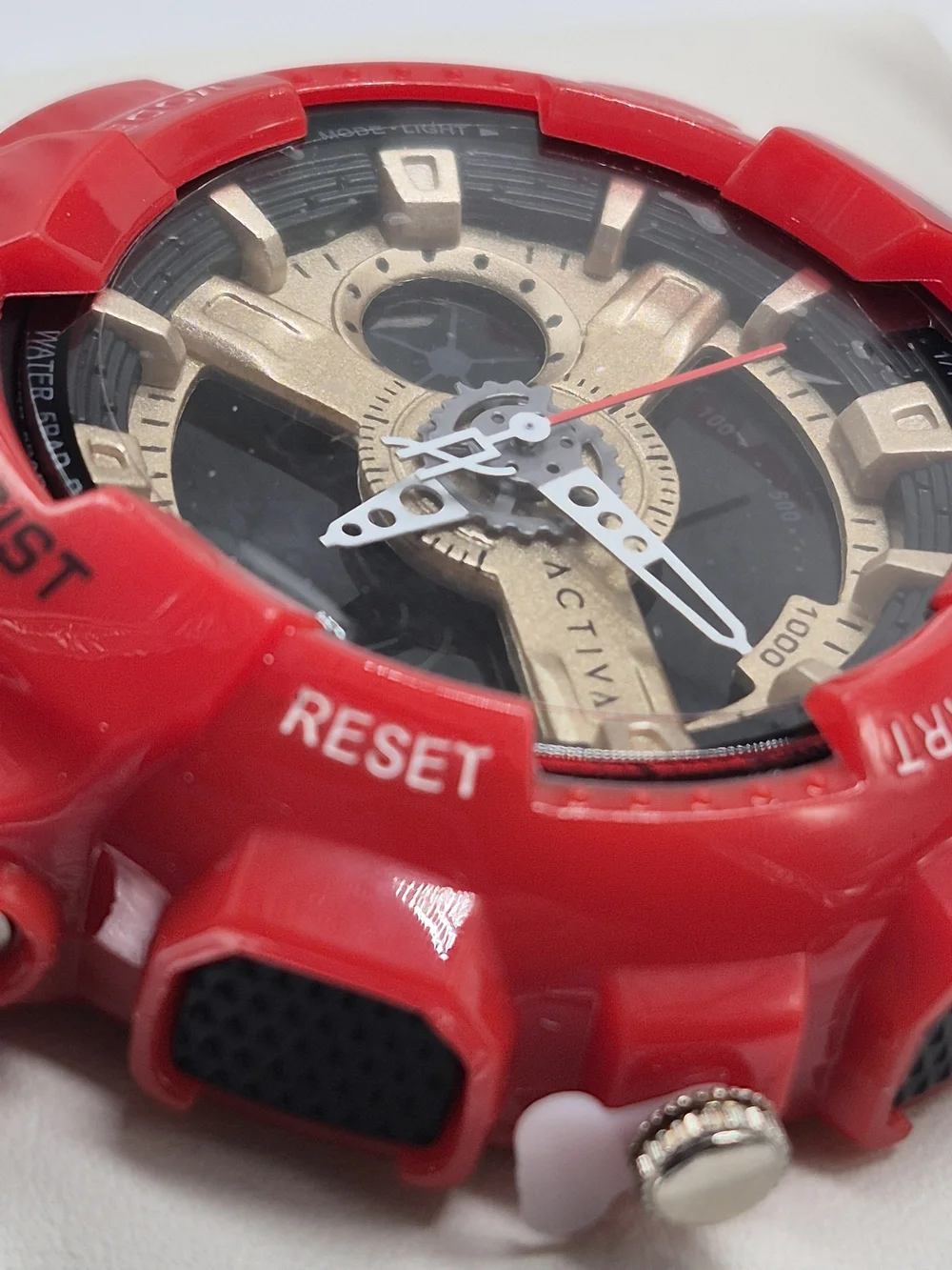 Ativa Men's Red Sport Watch - Bold Analog-Digital Design